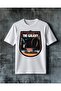 Explore Galaxy Space Design Printed Oversize T-Shirt
