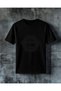 Lip Black Printed Oversize T-Shirt