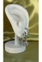 Butterfly and Flower Figured Zircon Stone Earring Set - 2