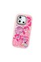 Poco C55 Compatible Shock-Absorbing Camera Protected Pink Silicone Case - 3