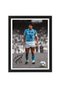 Diego Maradona Framed Poster 30x40cm – Napoli Legend Football Wall Art, Printed Autograph, Soccer Memorabilia, Gift for Fans - 2