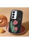Black Silicone Case Compatible with Samsung Galaxy S25 with Shock-Absorbing Camera Protections - 2