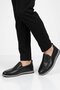 Black Genuine Leather Men's Casual Shoes