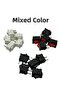 White 15pcs Mini Rocker Switch SPST Black and Red Snap in Switches Button AC 250V 3A / 125V 6A 2 Pin - 7