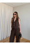 Brown Selva 100% Cotton Vest and Pants Set - 8486 - 4