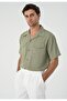 Apaş collar pocket detailed men's shirt - 7