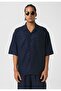 Double Pocket Oversize Linen Shirt - 2