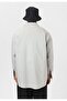 Striped Long Sleeve Double Pocket Oversize Shirt - 7