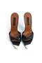 Viola Heeled Slippers - Black - 2