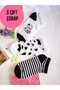 3 Pairs of Booties Socks ✦   Seamless ✦   Kisa Konç Women's Socks ✦   36-40 ✦   Mixed Patterned - 5