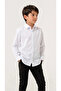 Boy's Long Sleeve White Shirt - 2