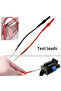 2pcs Silicone Flexible Spoon Back Probe For 4mm Banana Test Leads 25V 10A Automotive Post Probe K...