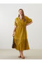 Kaçık Collar Muslin Dress - 2