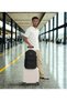 9772L Black Water Resistant Business Backpack, 43L 17.3” Laptop Bag with Trolley Sleeve for Office, School & Travel - 6