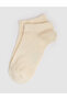Women's Ecru Booties Socks 50325314-Vr019 - 2