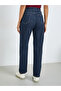 Women Dark Blue High Rise Mom Fit Jeans - 4