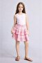 100% Cotton Linen Above Knee Skirt for Girls H3785A826Hs