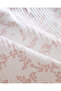 Grain Single Person 100% Cotton Karde Printed Pique Set - Powder - 6
