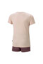Youth Girls Logo Tee and Shorts Set - Pink - 2