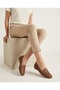 Genuine Leather Laser Cut Women's Daily Ballerinas - 2