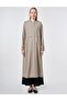 Apolet Detailed Cotton Linen Giy Çık Dark Mink - 2
