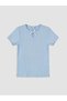 Lcw Kids Crew Neck Bow Detailed Girl's T-Shirt