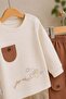 Baby Boy Airplane Embroidered Ribbed 2-Piece Top and Bottom Seasonal Set 3-12 Months - 3
