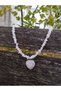 Pink Quartz Natural Kiriktas Big Heart Necklace - 3