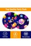 Silk Route Space Birthday Party Supplies Decorations, Outer Space Theme Paper Plates and Napkins Set for 24 Guests, 96 Pcs Disposable Galaxy Party Dessert Dinnerware - 6