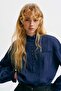 Pintucked cotton-blend blouse - 3