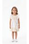 Floral Detailed Ruffle Bag Girls' Dress
