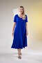 Women's Plus Size V-Neck Dress Black - 8