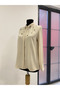 Tiril Fabric Stylish Women's Shirt with Stones on the Collar and Front - 3