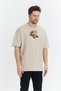 Unisex Oversize Embroidered Demon Slayer Zenitsu and Nezuko Anime Design 100% Cotton T-Shirt - 2