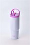 Thermos Mug Cup with Straw Stainless Steel 960 ml |   Purple - 2