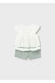 Baby Girl Shorts Set Green - 4