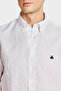 Buttoned Collar Regular Fit 100% Linen Long Sleeve Shirt Men's Shirt Bbss26Msh022100 - 4