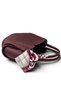 Burgundy, Tulip Model, with Scarf, with Puppy, Cross Strap, Women's Hand and Shoulder Bag - 6