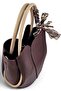 Coffee&Mink, Lale Model, Scarf, Puppy, Cross Strap, Women's Hand and Shoulder Bag - 6