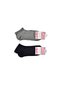 Glb-Stl41414 Black and Gray Women's Ankle Socks 15 Pairs - 3