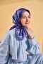 Tivil Silk Scarf 11519 - 17 Morcivert Ethnic Pattern