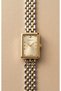 San Diego 20X28 mm Women's Wristwatch Gold-Tone Rectangular Dial Double Color Steel Band Women's Watch - 3