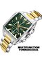 Men's MULTIFUNCTION Dark Green Dial Watch - LC08344.270 - 5