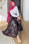 Digital Patterned Butterfly Pants - 4