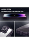 iPhone 15 Pro Max Case Hard Transparent Mica Back Cover with Silicone Sensitive Buttons on the Sides Defender Cover - 3