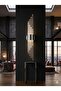 مصباح حائط LED من ماتريكس ميلودي - تصميم عصري وأنيق، هيكل فضي، إضاءة LED بيضاء - 8