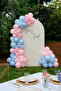 Gender Reveal Party 100 Balloon Set (100 Pieces Mixed Macaron Pink and Macaron Blue) - 2