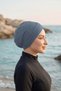 Three-Stripe Cross External Headband - Ready-To-Wear Turban Hijab Pool Swimmer Sports Cap - Gray - 3