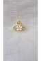 Mini Metal Clasp with Zircon Stone and Daisy 2.5 cm 1 Piece - 5