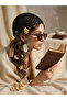 Marsela Hand-Knitted Mesh Beret Hat>Mesh Hat with Pul Detail>Hair Accessory - 2